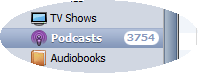 3,753 podcast episodes.. that'll keep me busy